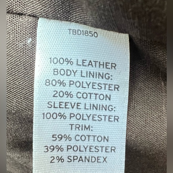 Trouvé Gray/Taupe Leather Jacket - Picture 14 of 16